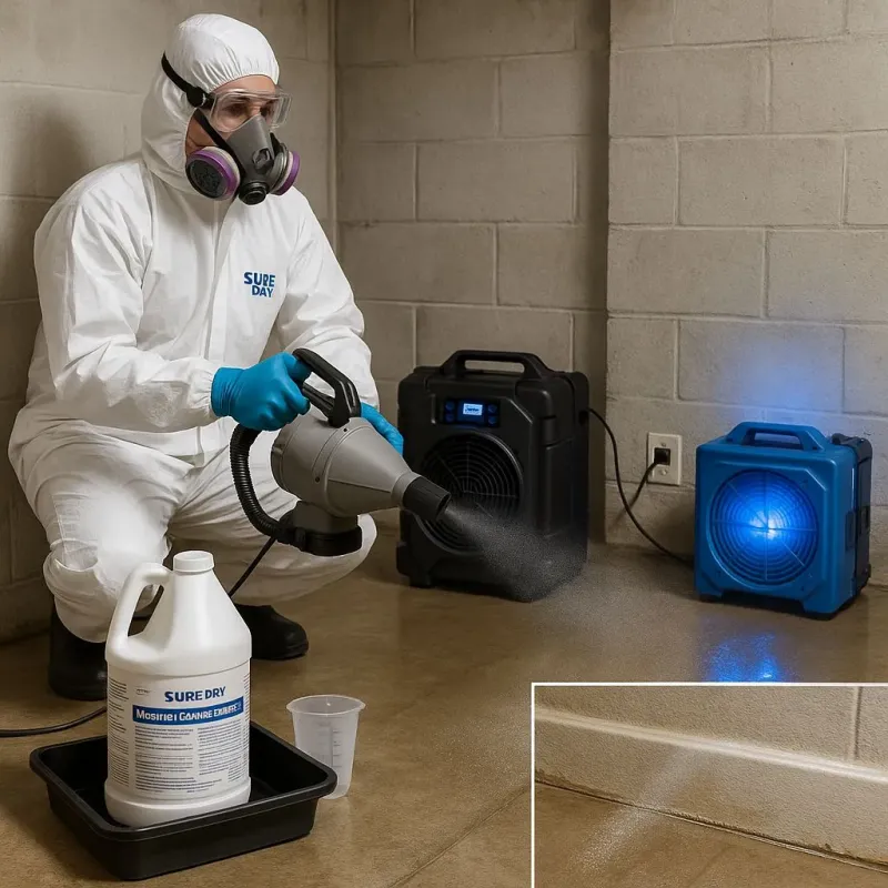 Sanitization and Odor Removal process in Easton, MA
