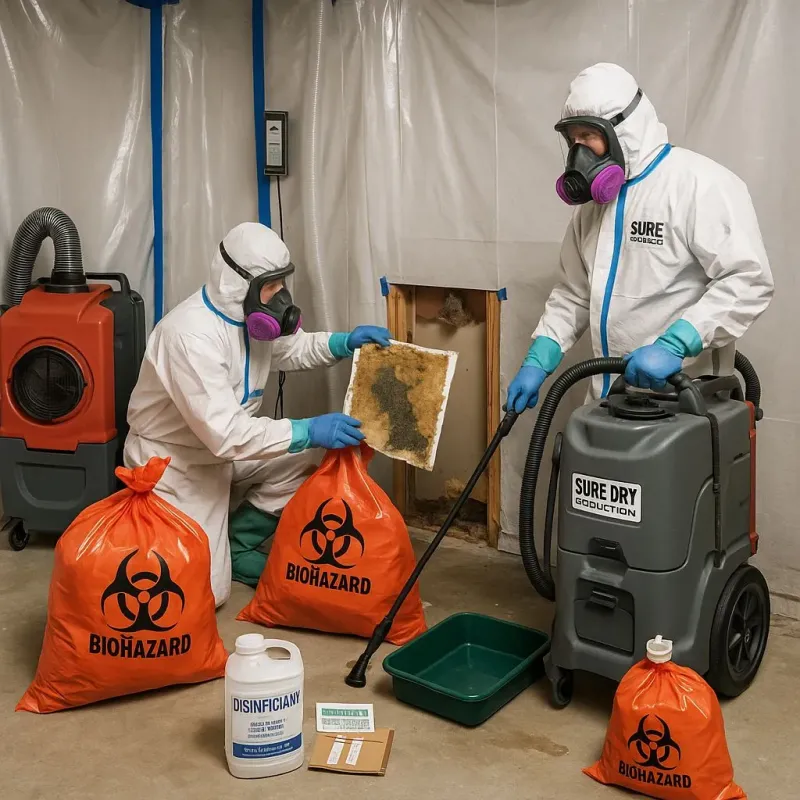 Contaminated Water Handling Protocols process in Easton, MA