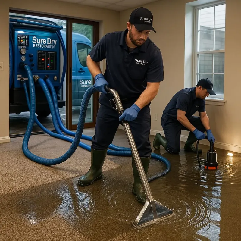 Water Extraction and Removal process in Easton, MA